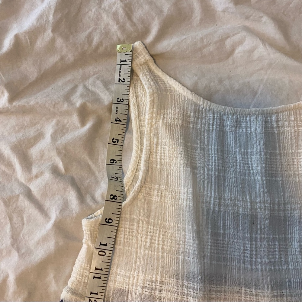 Ecote Beaded Linen Open Back Tank Top A14 - Picture 15 of 16